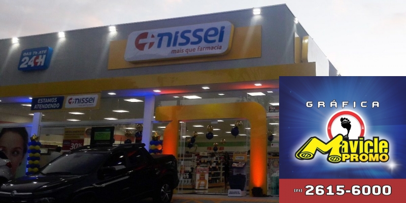 Nissei anuncia três novas lojas em novembro   Guia da Farmácia   Imã de geladeira e Gráfica Mavicle Promo